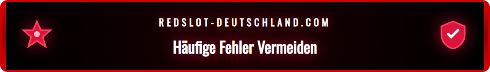 Grafik, die häufige Fehler bei der Verwendung von Bonuscodes zeigt.