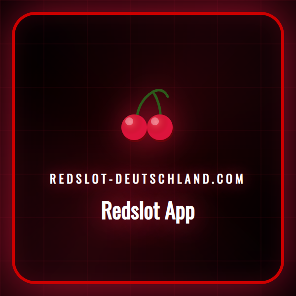 Die Benutzeroberfläche der Redslot App auf einem Smartphone in der Schweiz.