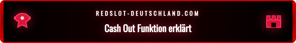 Infografik, die den Redslot Cash Out Prozess Schritt für Schritt zeigt.