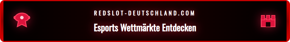 Detaillierte Ansicht der Benutzeroberfläche für esports Wetten.