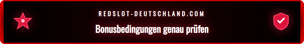 Spieler prüft die Bonusbedingungen für Redslot Freispiele am Laptop.