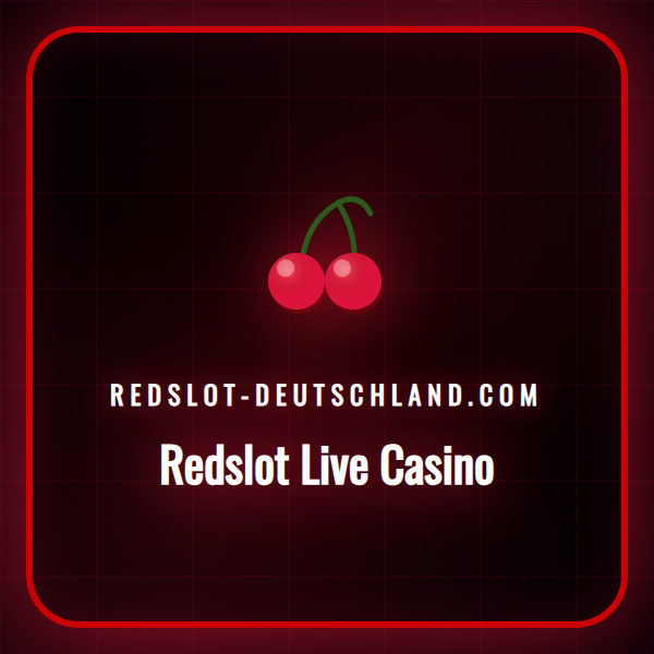 Eine Übersicht der Redslot Live Casino Lobby mit verschiedenen Spieltischen.