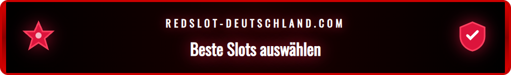 Nahaufnahme eines Spielautomaten-Bildschirms mit hohem Redslot Return to Player.