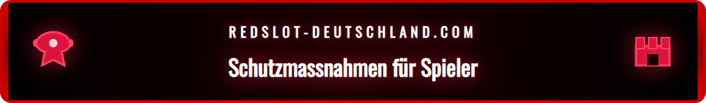 Übersicht über die verschiedenen Optionen für Spielerschutz bei Redslot.