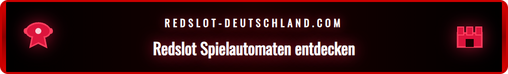 Detaillierte Ansicht der Benutzeroberfläche eines Redslot Online Slots.