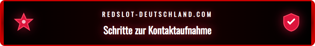 Infografik, die den Prozess zur Kontaktaufnahme mit dem Support zeigt.