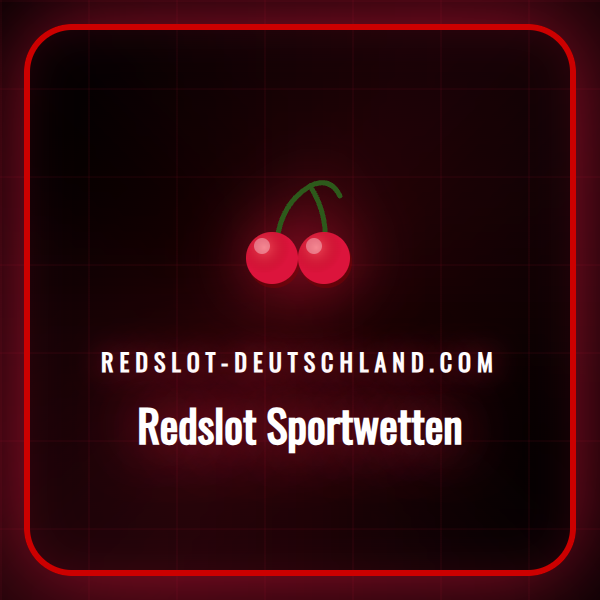 Übersicht der Redslot Sportwetten Plattform auf einem Laptop.