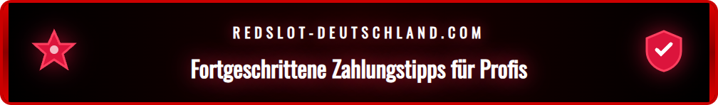 Eine Infografik mit Experten-Tipps für schnellere Auszahlungen.