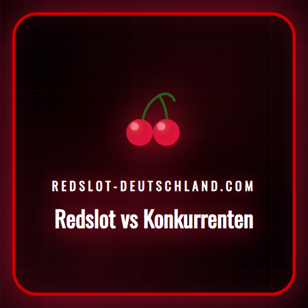 Ein detaillierter Vergleich von Redslot vs Konkurrenten auf einem Laptop-Bildschirm.