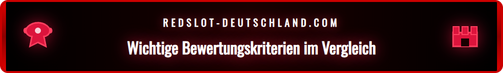 Checkliste mit Kriterien für den Vergleich von Online-Casinos in Deutschland.